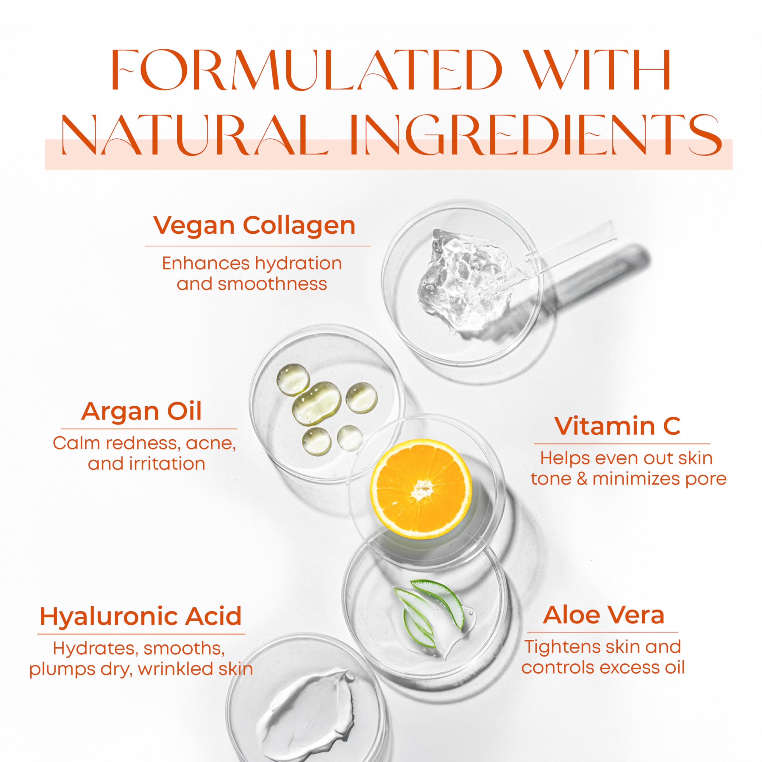 Skin 2.0 Vitamin C Serum - Dermatologist Tested, Anti-Aging & Dark Spot Remover - Brightening, Clean Beauty, Cruelty-Free, Korean Skincare for Glass Skin, All Skin Types - 1.69 Fl. oz